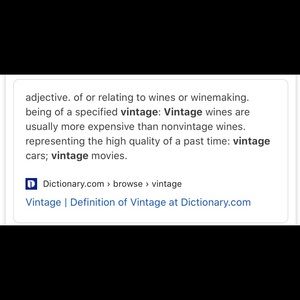 Vintage
